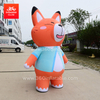 中国温州 360 充气制造商价格定制充气套装高品质广告狐狸卡通充气服装