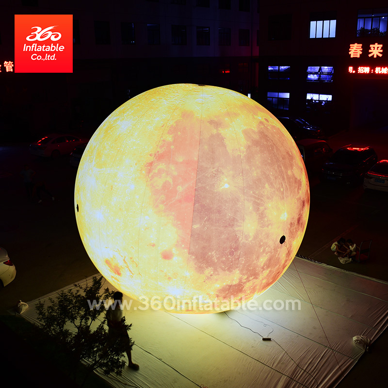 巨大的月亮气球气球定制广告充气月亮气球