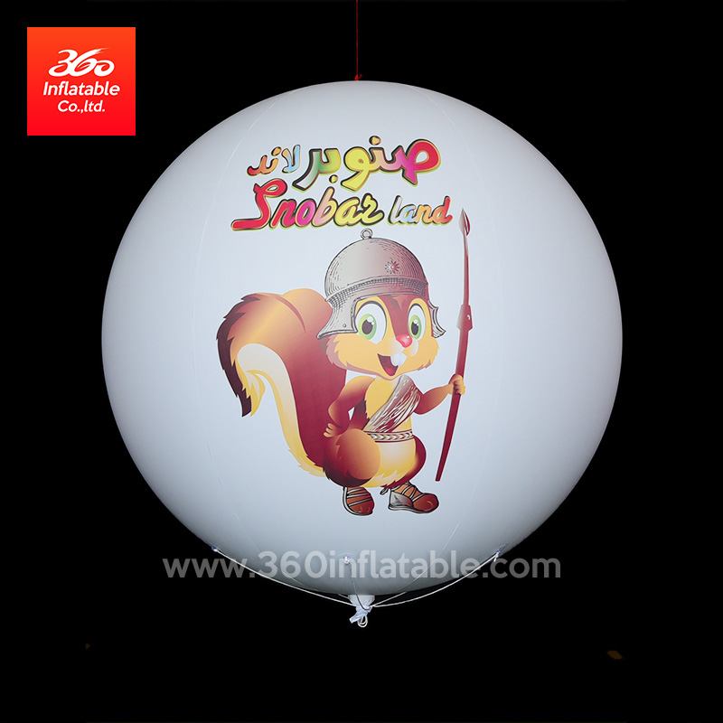 卡通动物人物印刷气球充气广告定制