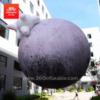 月亮球兔子气球充气定制