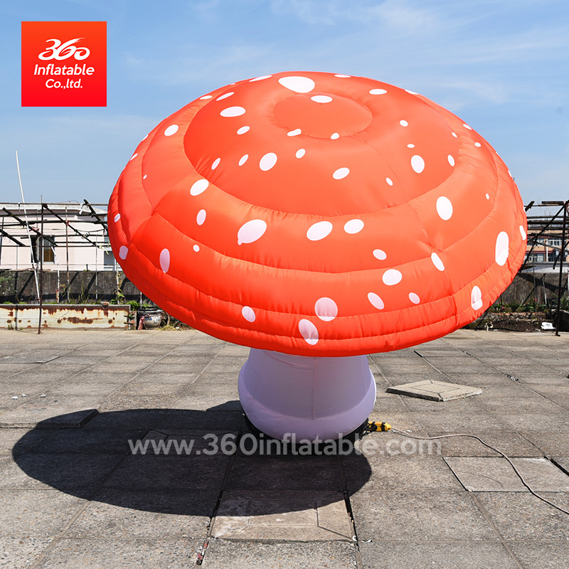 工厂价格高品质定制尺寸商业广告蘑菇装饰品充气蘑菇定制